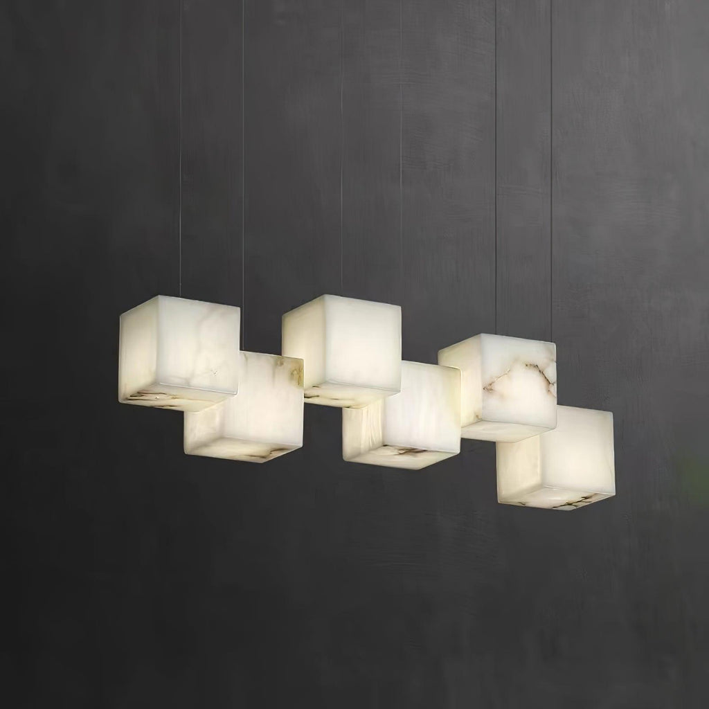 alabaster-box-chandelier-anzaz-Gold & White-5
