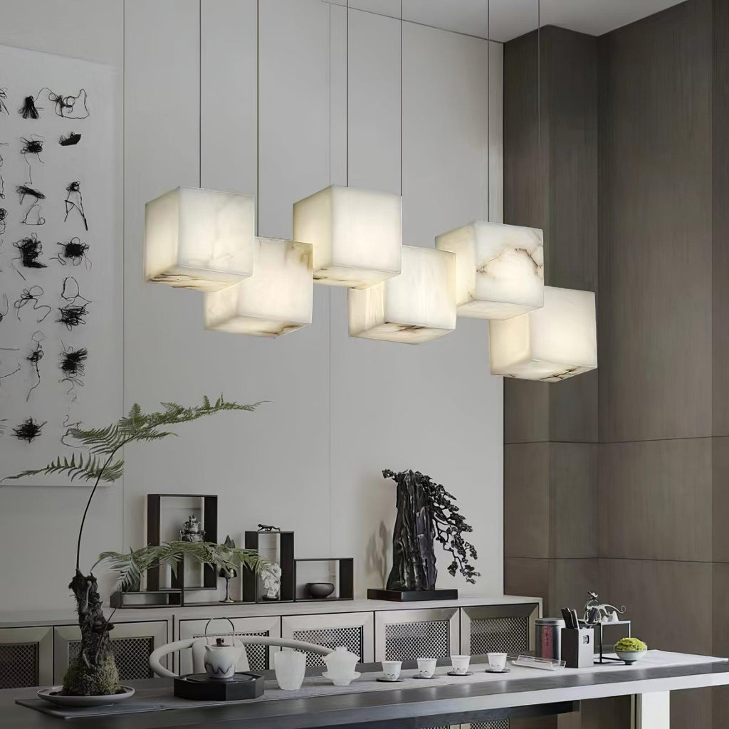 alabaster-box-chandelier-anzaz-Sliver & White-2