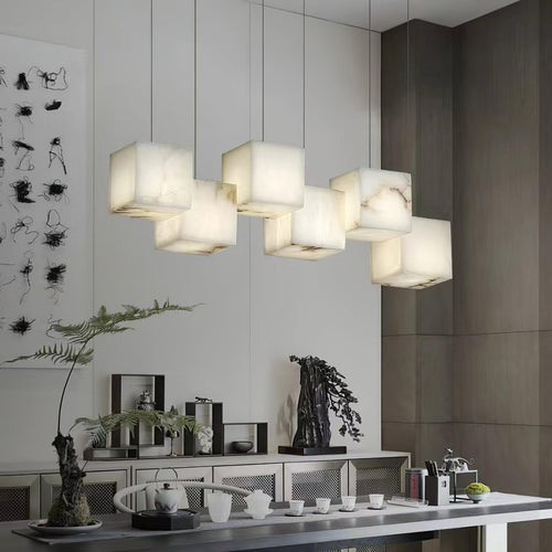 alabaster-box-chandelier-anzaz-Sliver & White-2