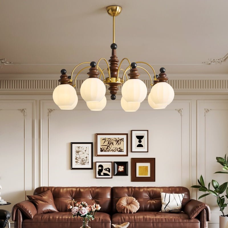 marcellin-chandelier-anzaz-Gold & Walnut Color & White-2