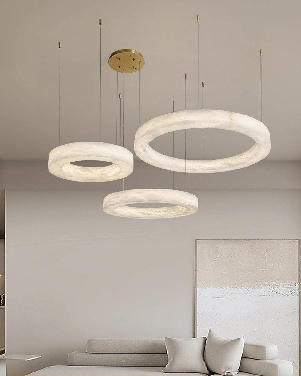 marika-alabaster-chandelier-anzaz-Brass & White Alabaster-3