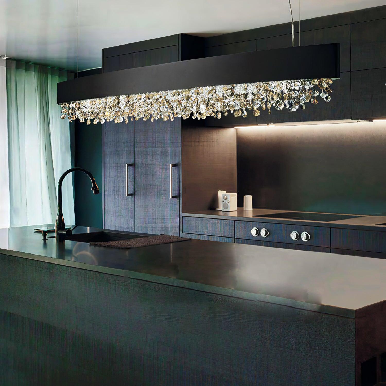 marilyn-modern-crystal-pendant-light-anzaz-Rose gold & Clear crystal-3