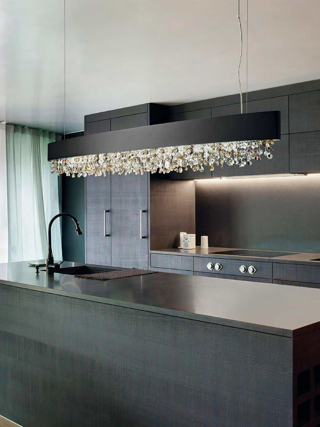 marilyn-modern-crystal-pendant-light-anzaz-Rose gold & Clear crystal-6