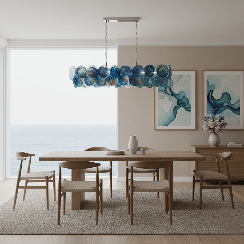 marisca-chandelier-anzaz-Blue & Chrome-4
