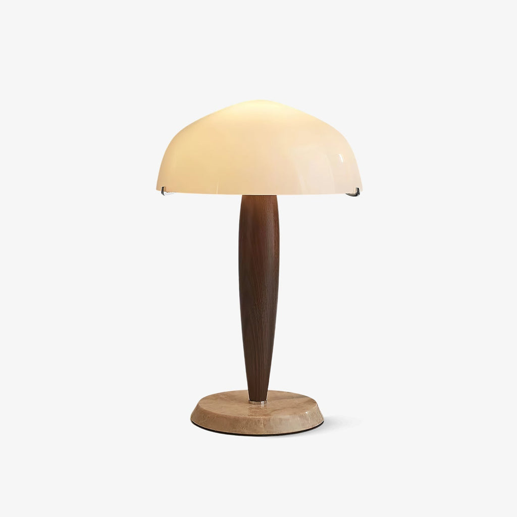 marlo-dome-table-lamp-anzaz-Walnut color & White-1