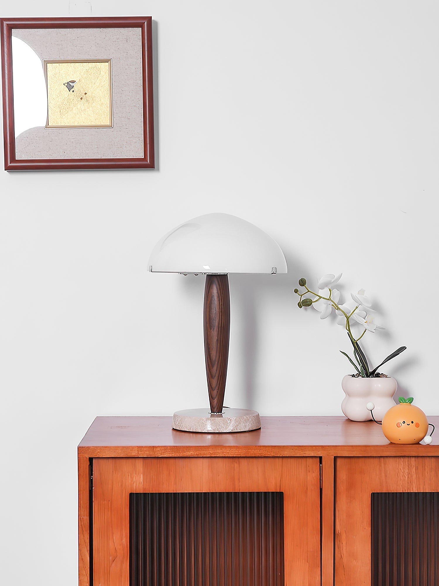 marlo-dome-table-lamp-anzaz-Walnut color & White-4