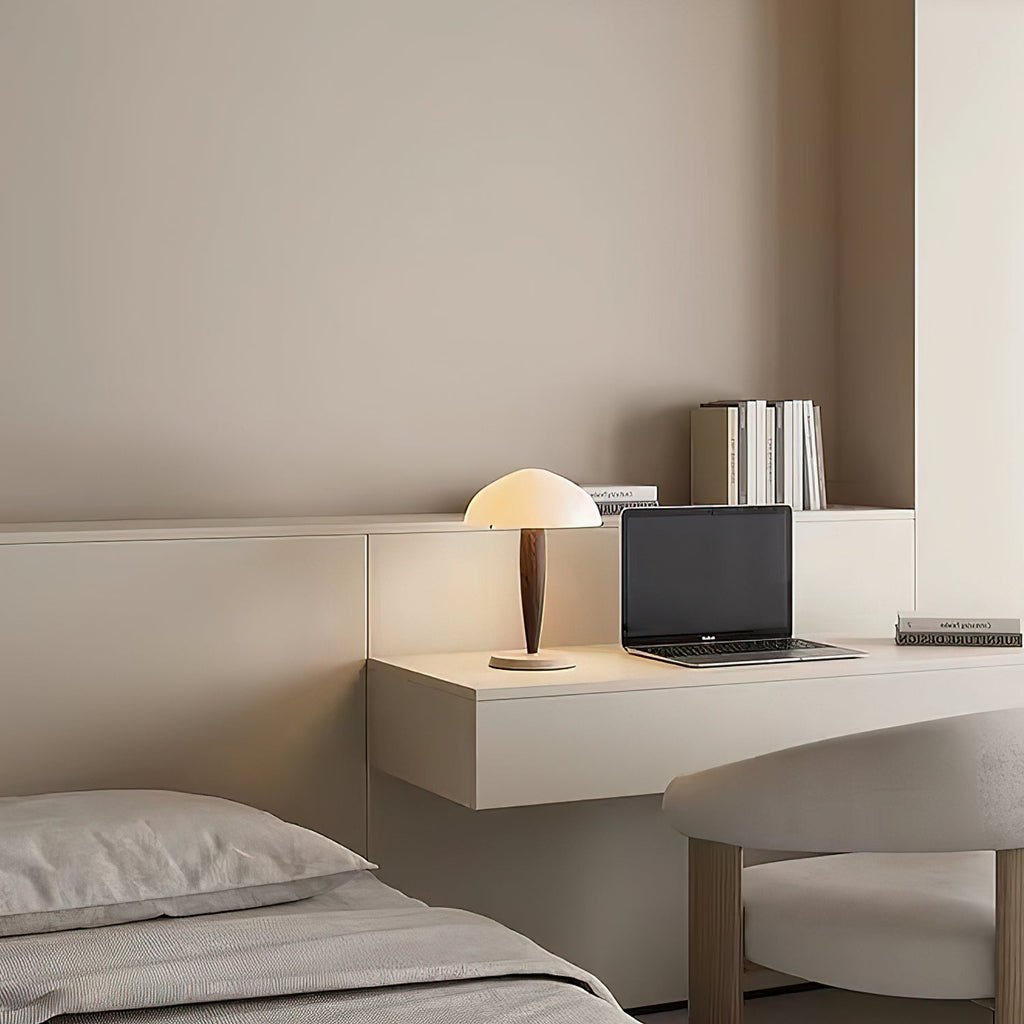 marlo-dome-table-lamp-anzaz-Walnut color & White-3