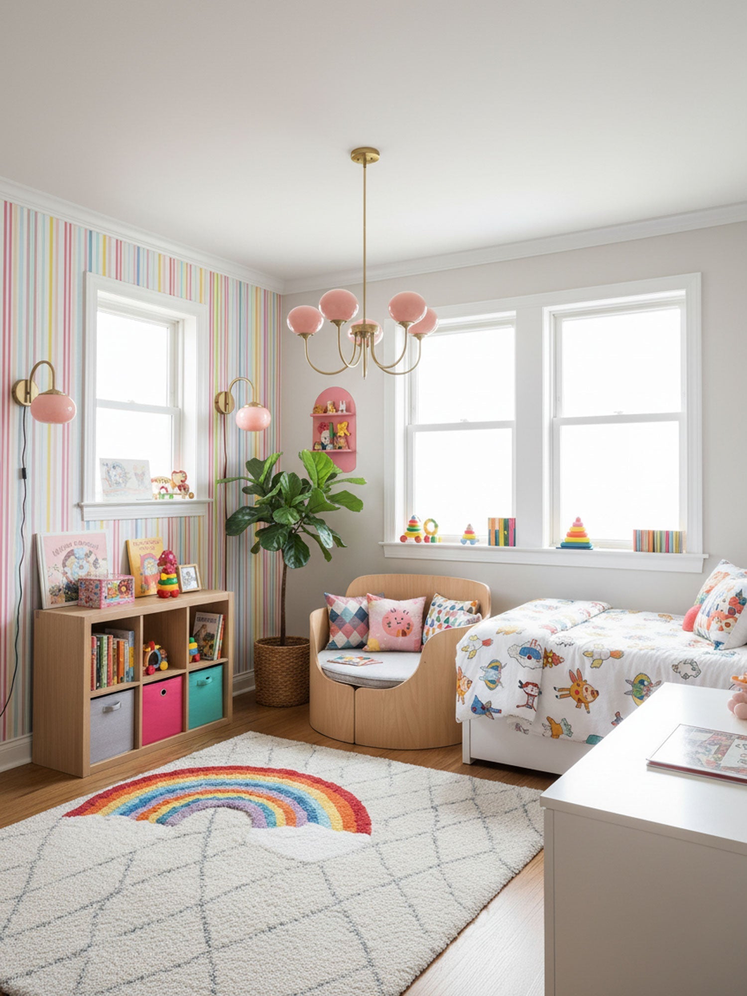 marshmallow-chandelier-anzaz-Chrome & Pink-10