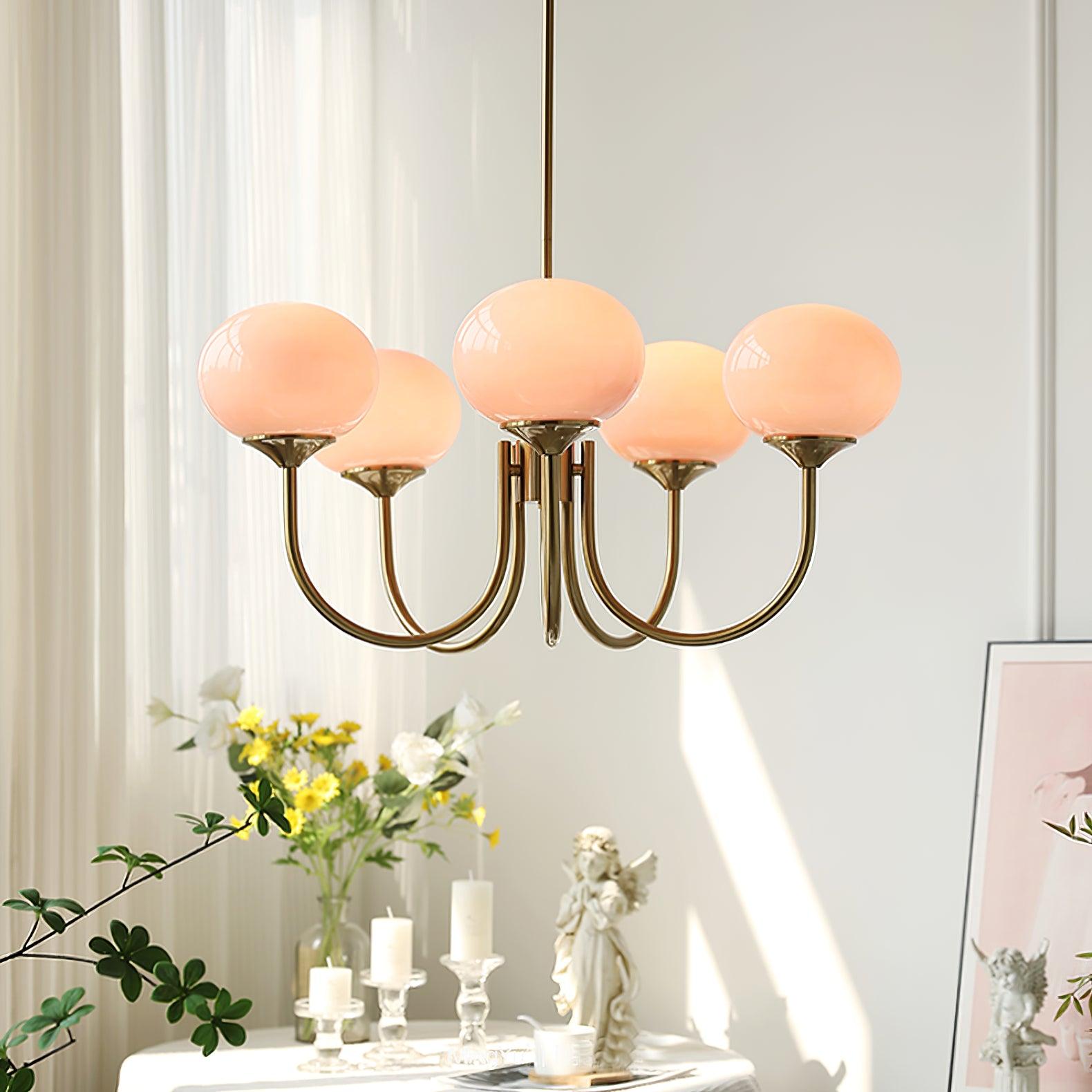 marshmallow-chandelier-anzaz-Copper & Cream-2