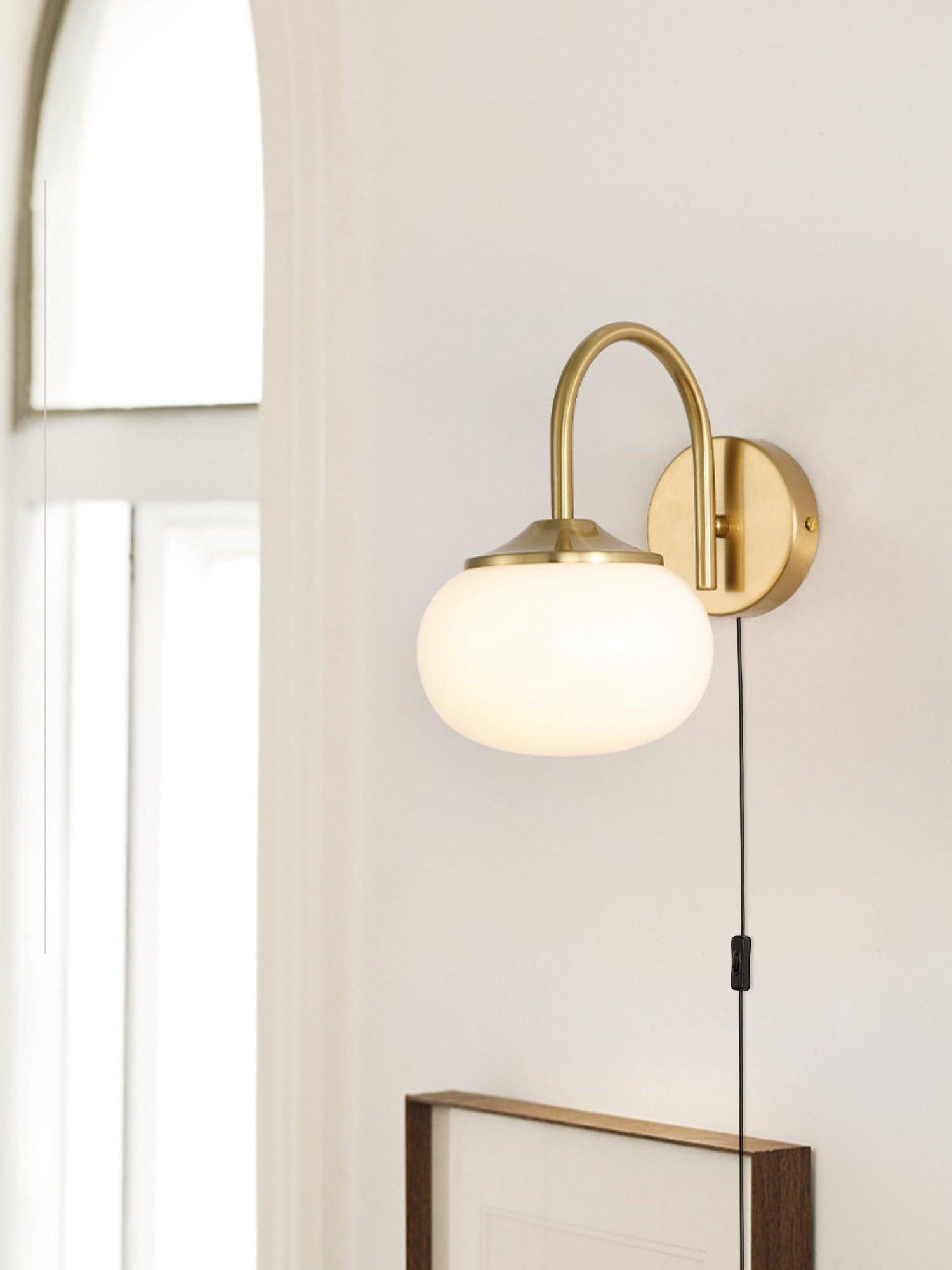 marshmallow-sconce-plug-version-anzaz-Copper & White-3