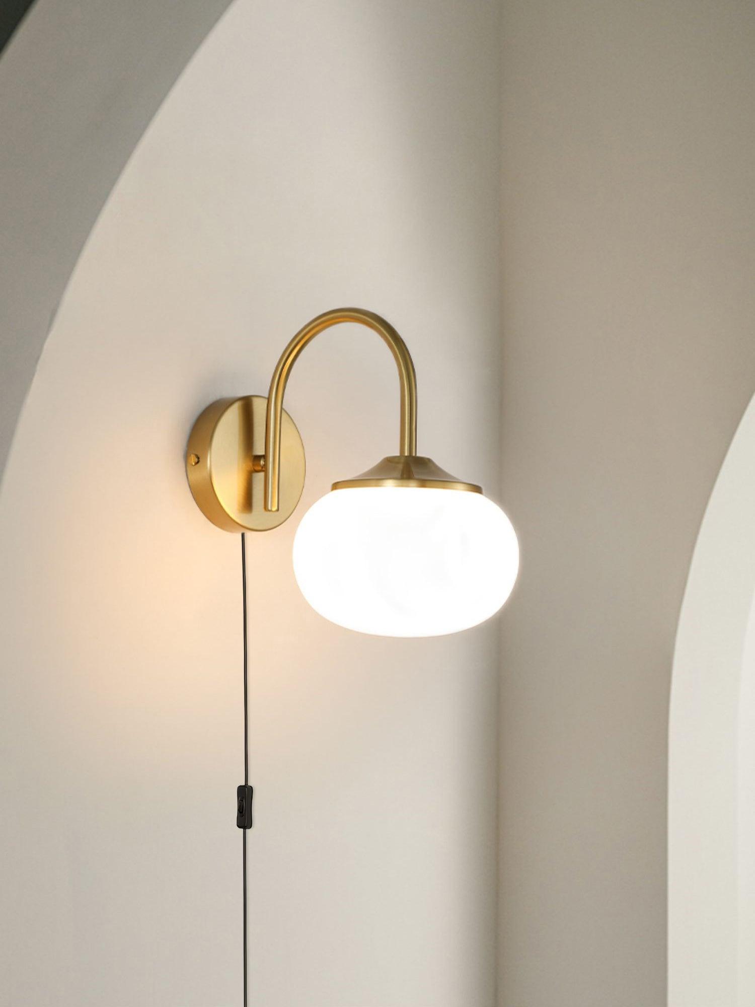 marshmallow-sconce-plug-version-anzaz-Copper & White-2