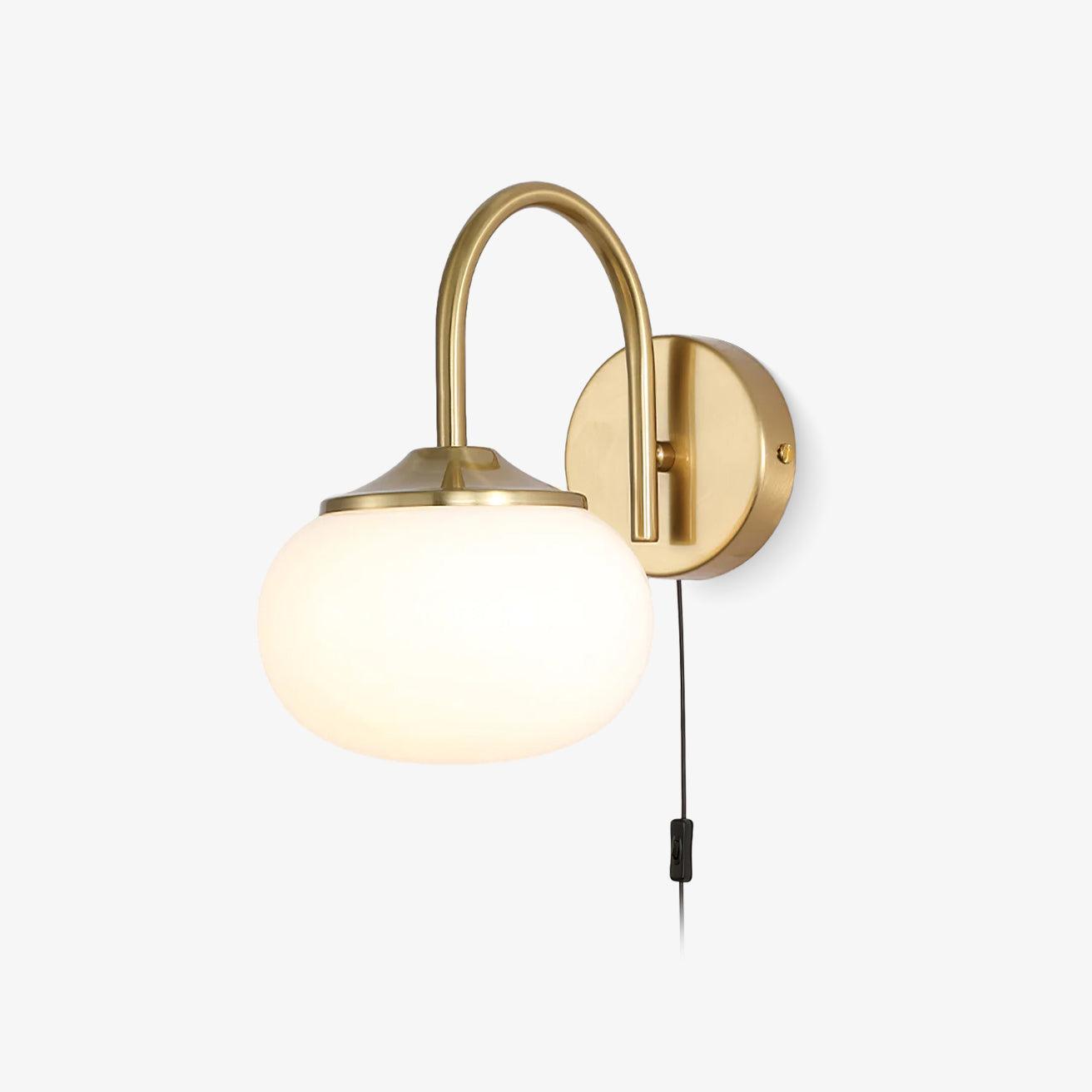 marshmallow-sconce-plug-version-anzaz-Copper & White-1