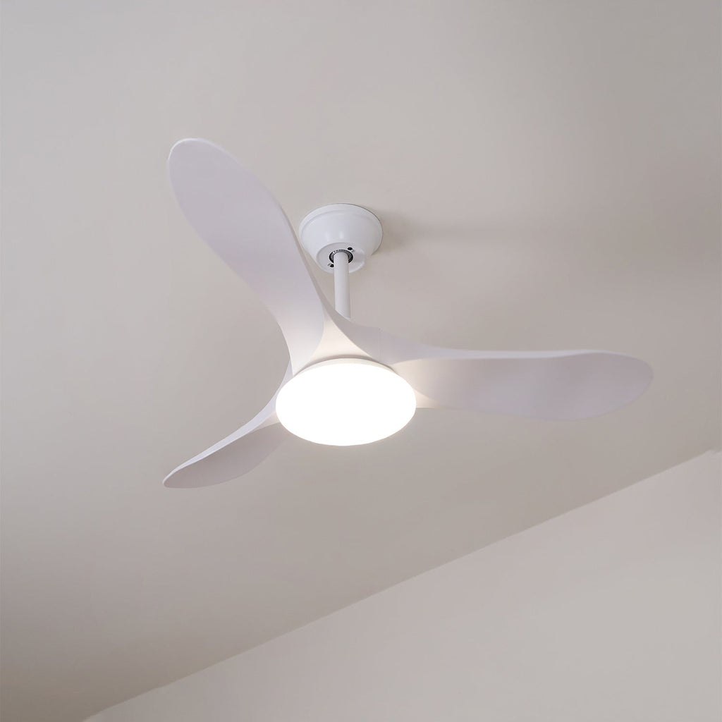 maverick-42-52-ceiling-fan-light-anzaz-Model D White (Wooden blades)-5
