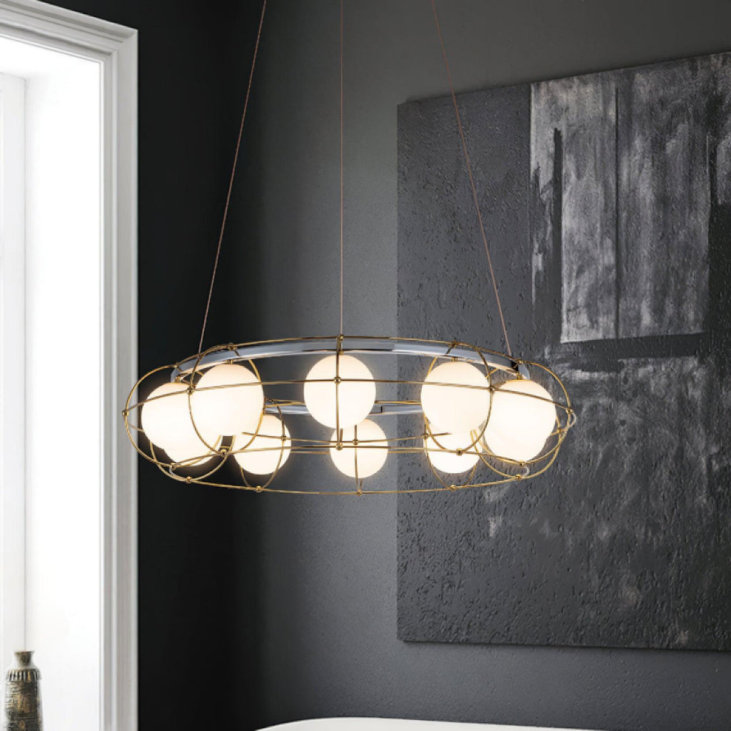 maytoni-round-chandelier-anzaz-Titanium Gold & Chrome & White-2