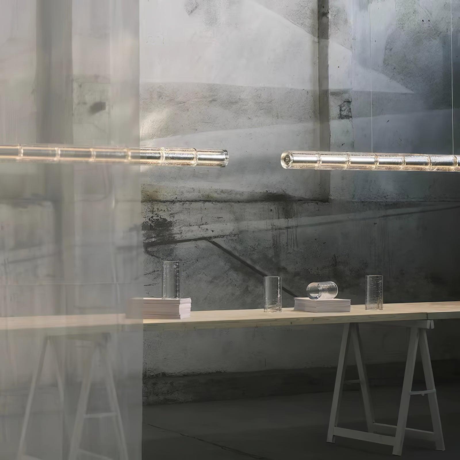 mcdade-segmented-glass-chandelier-anzaz-Silver gray & Clear-3