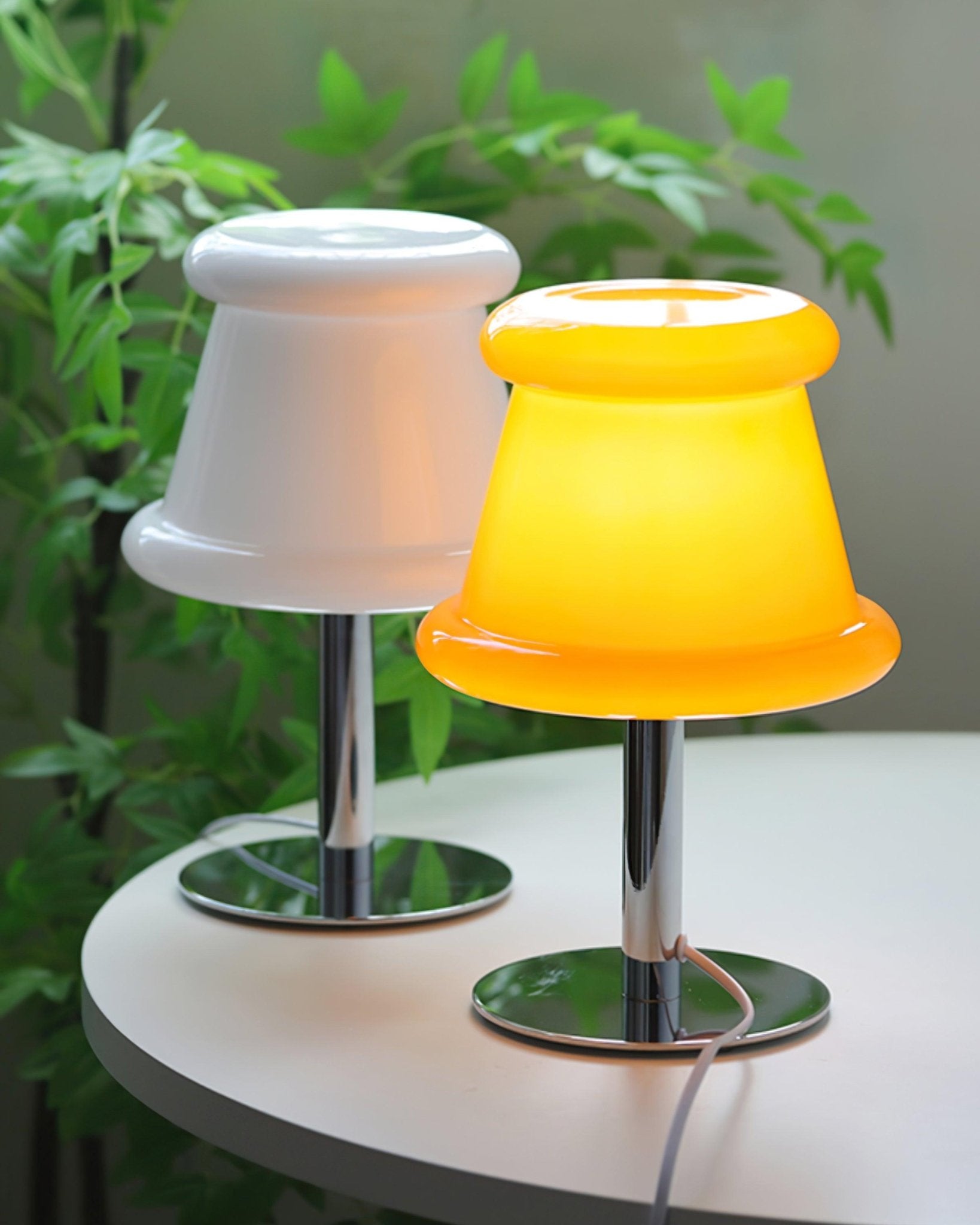 meefad-table-lamp-anzaz-Cream color & Chrome-3