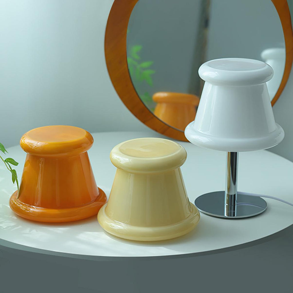 meefad-table-lamp-anzaz-Orange & Chrome-5