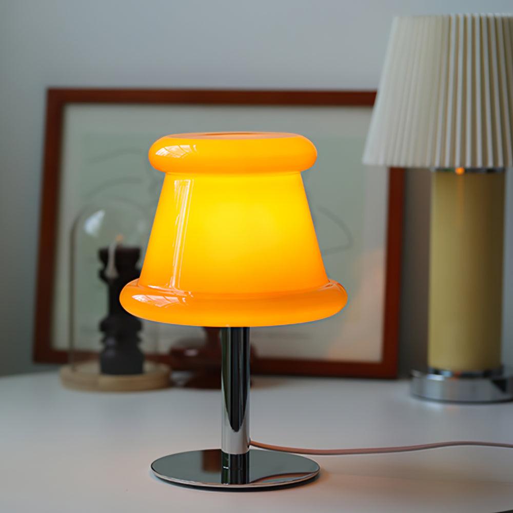 meefad-table-lamp-anzaz-Orange & Chrome-7