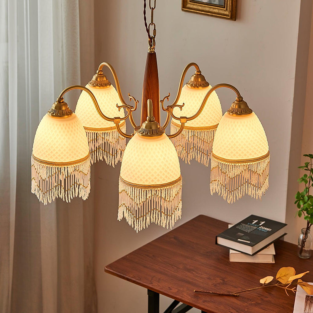 mesh-tassel-glass-chandelier-anzaz-Brass+White-2