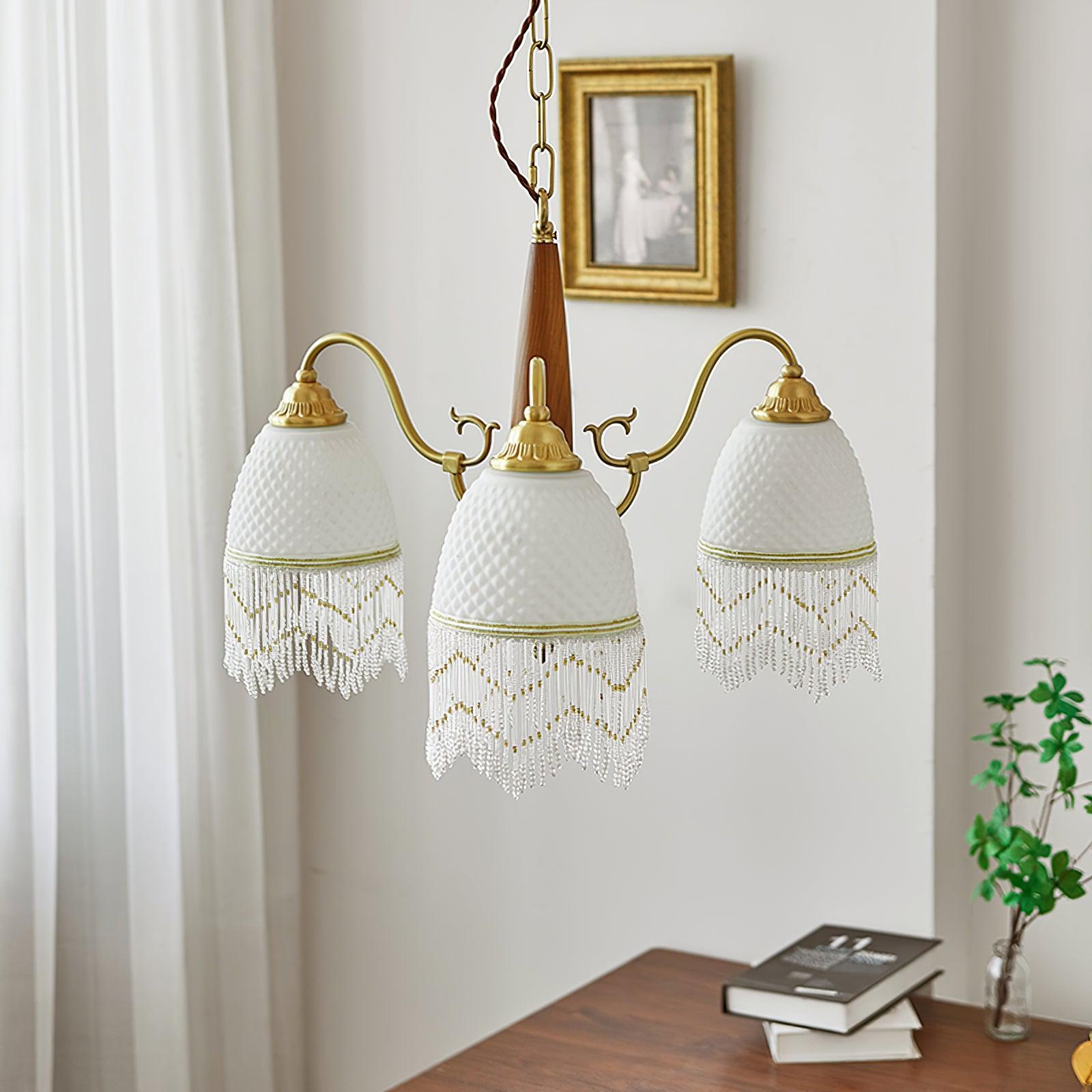 mesh-tassel-glass-chandelier-anzaz-Brass+White-3