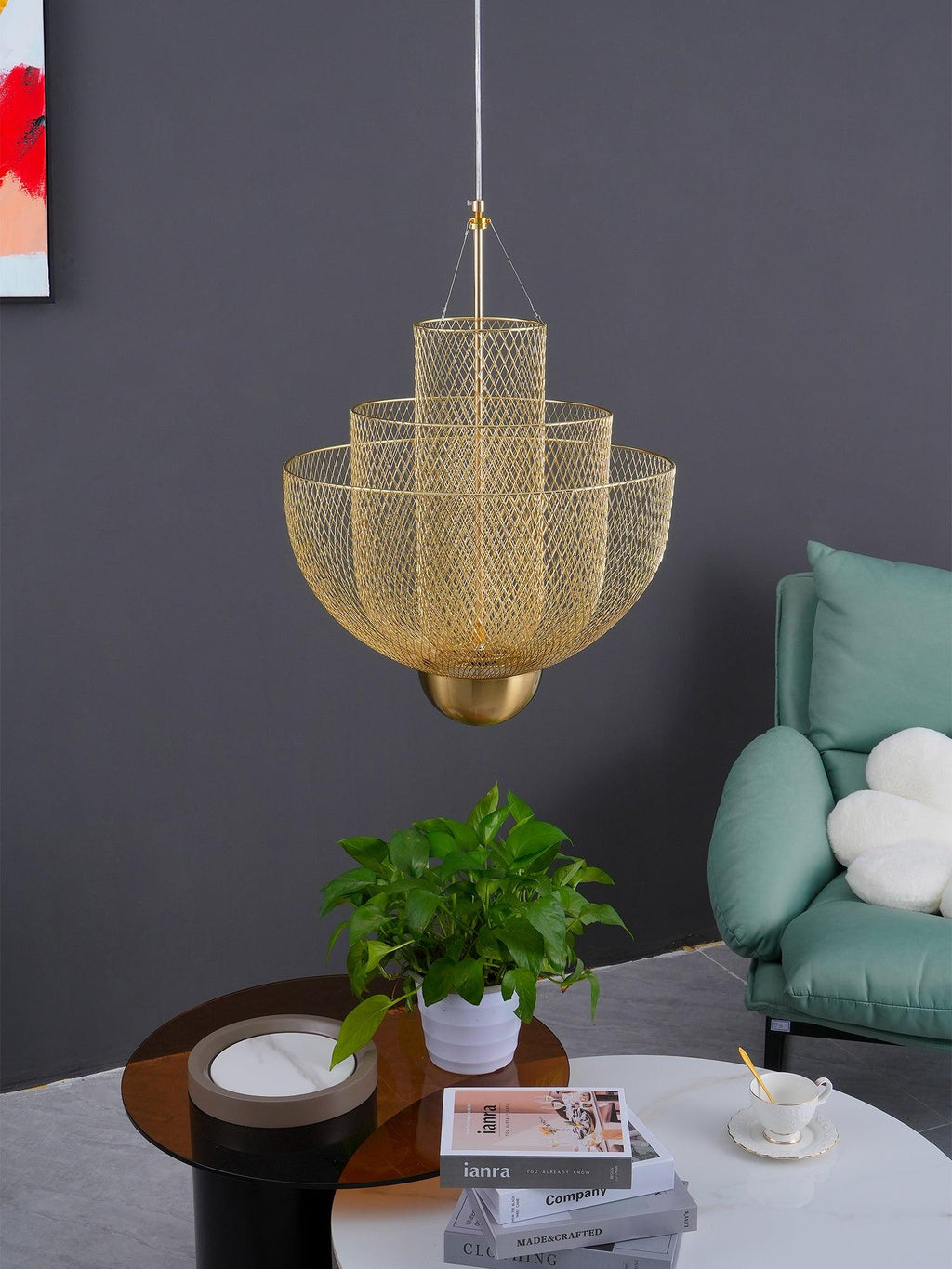 meshmatics-hanging-lamp-anzaz-Chrome & Gold-20
