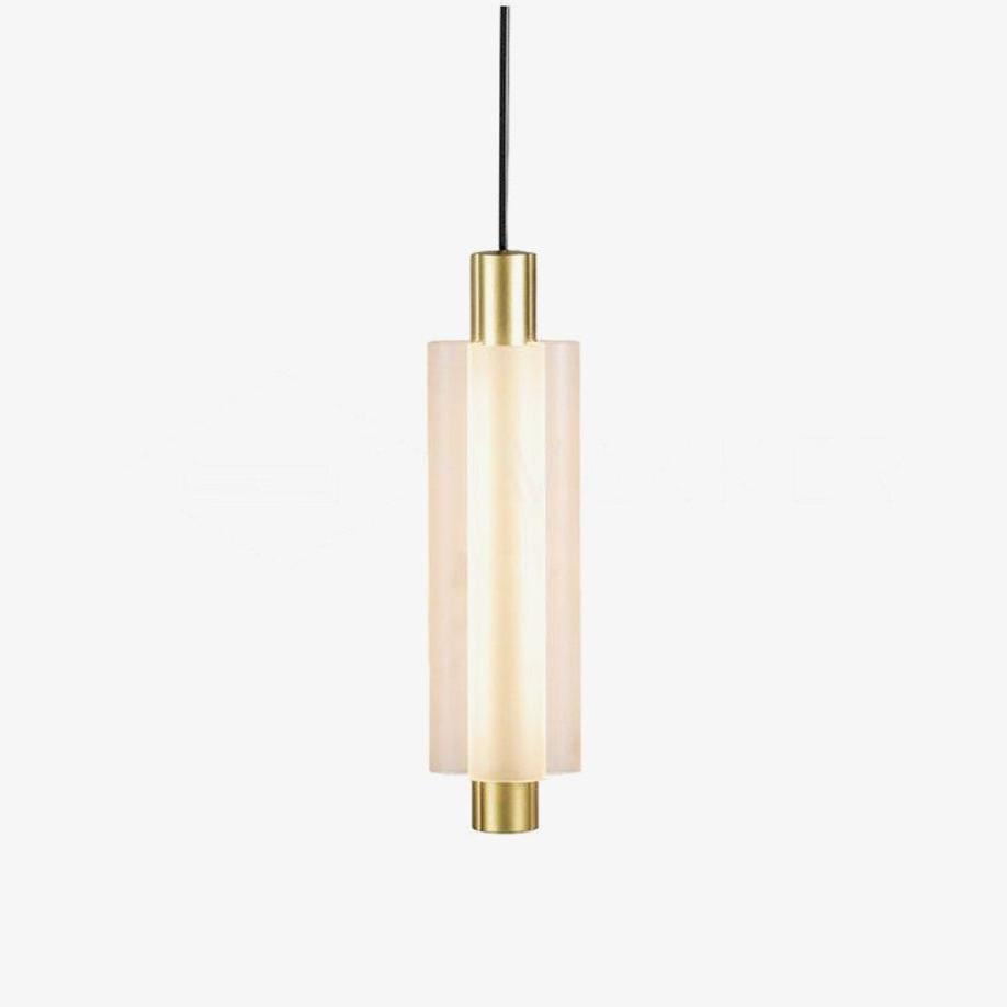 trillium-pendant-light-anzaz-Black & Frosted white-1