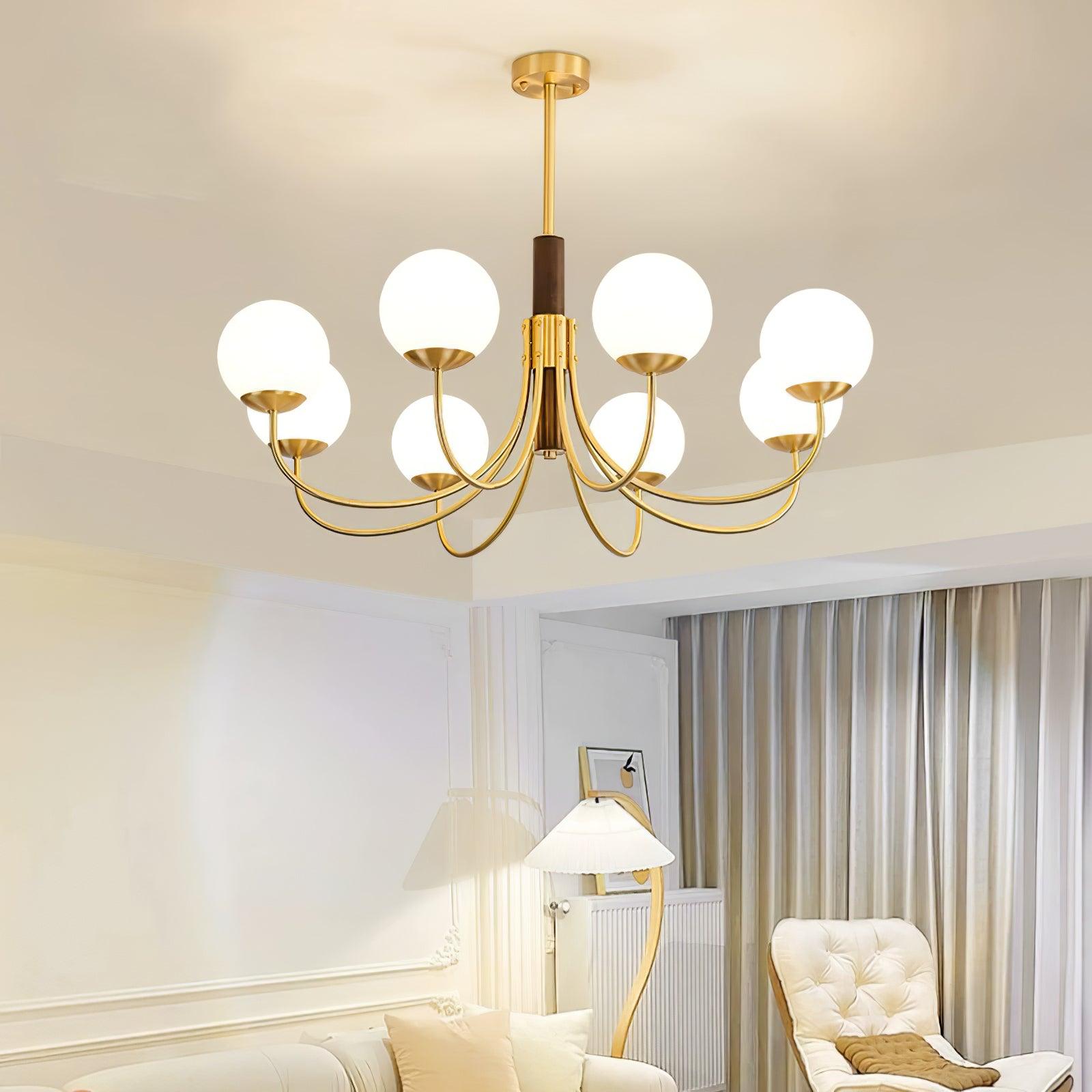 midas-touch-walnut-sphere-chandelier-anzaz-Brass & Walnut color & White-2