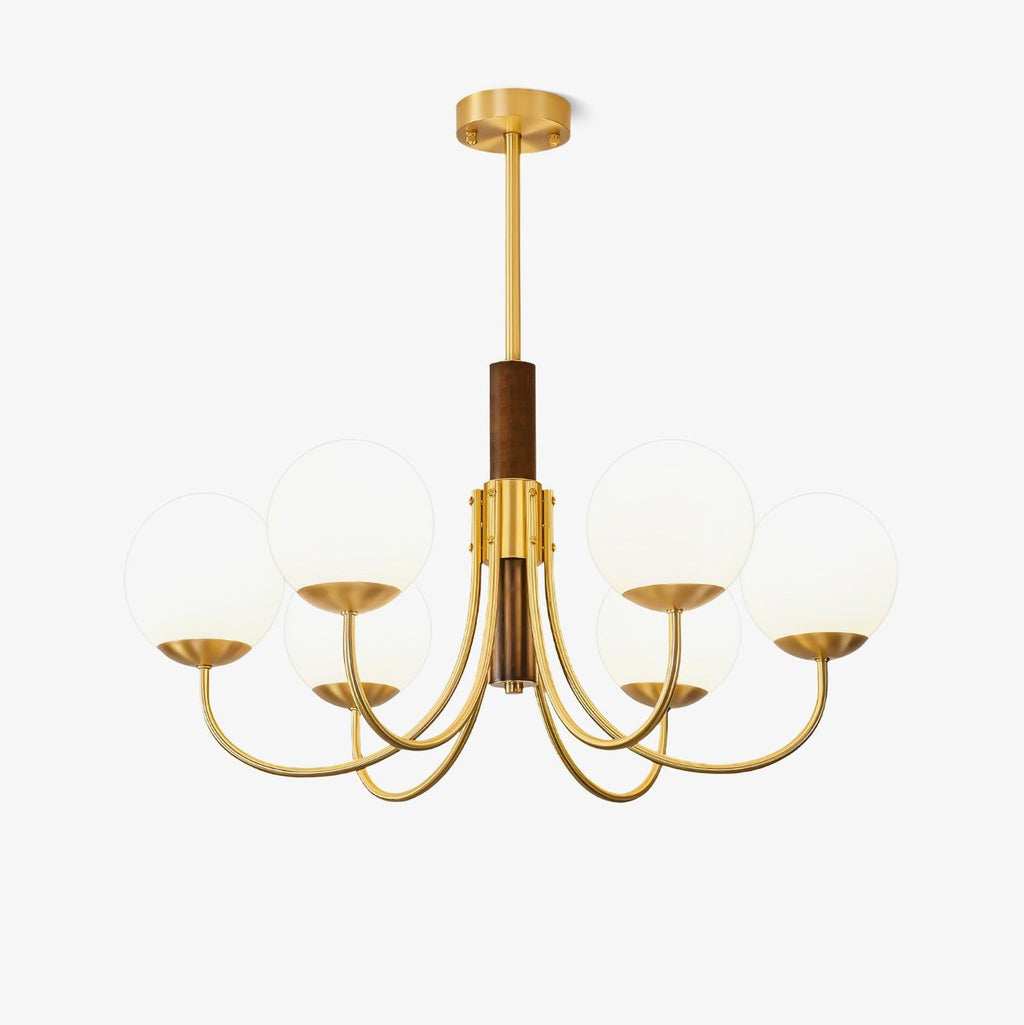 midas-touch-walnut-sphere-chandelier-anzaz-Brass & Walnut color & White-1