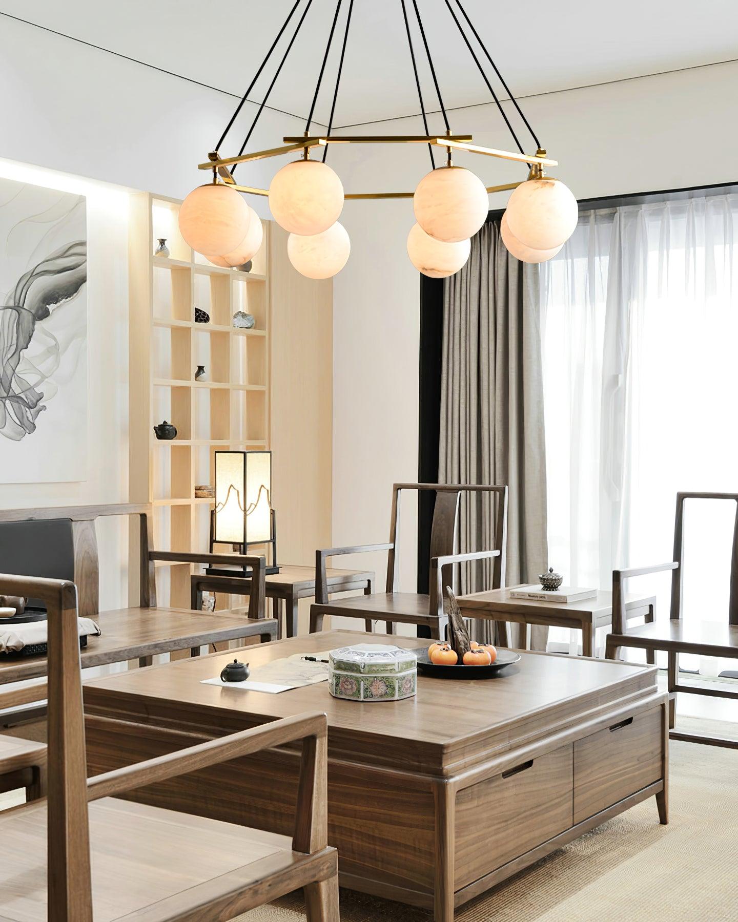 miira-alabaster-chandelier-anzaz-Brass & White Alabaster-3