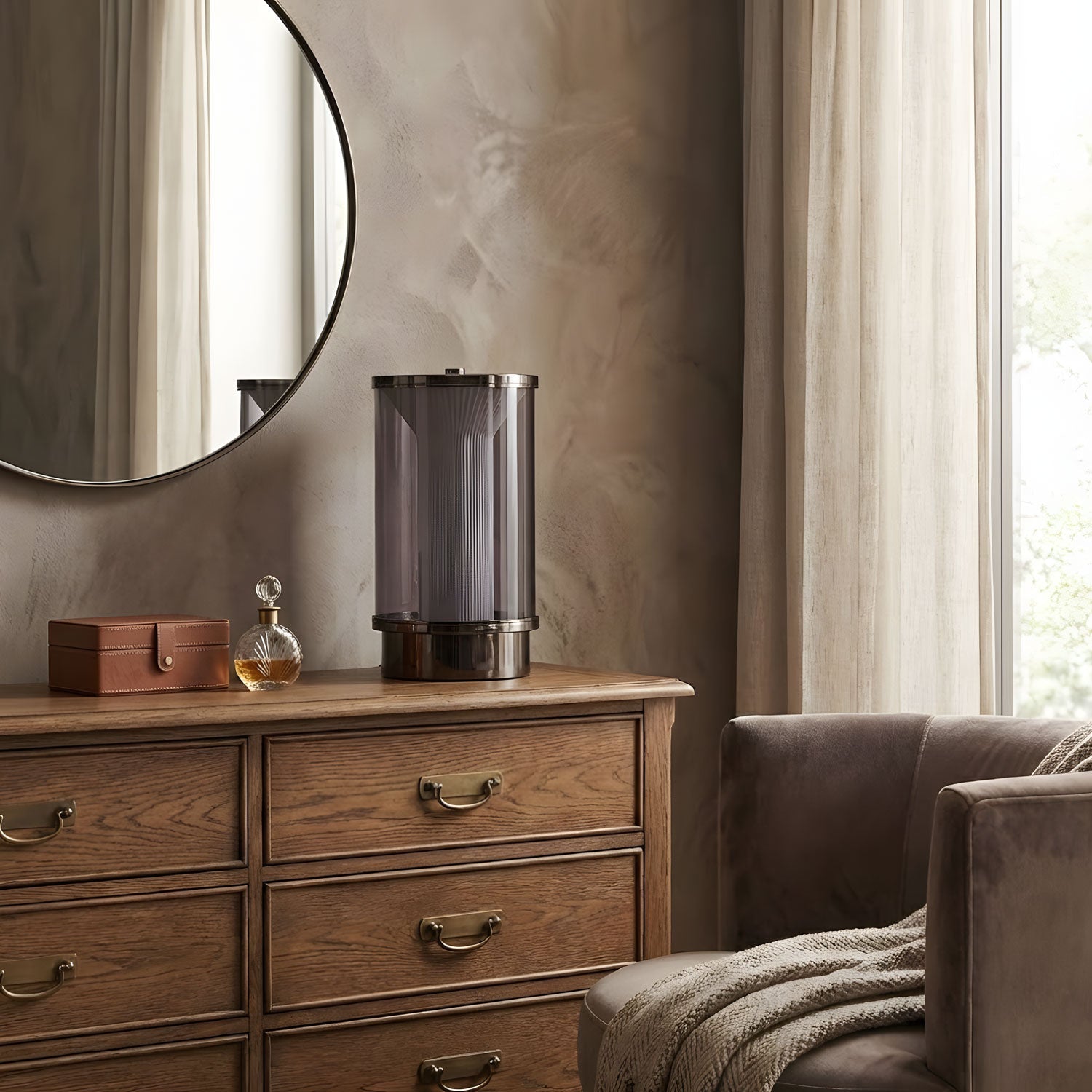 miles-table-light-anzaz-Smoke grey & Black-5