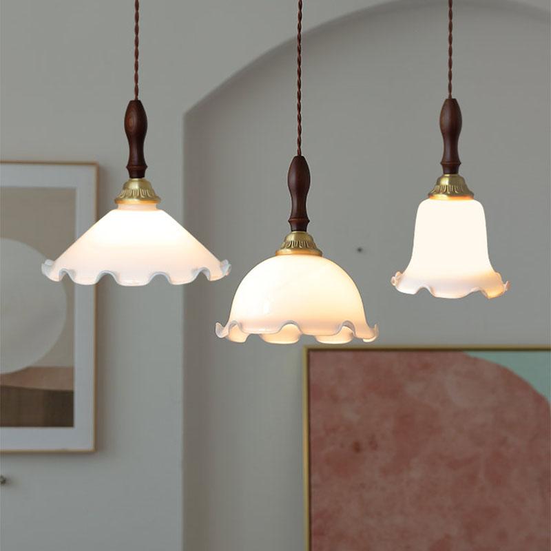 milky-flower-pendant-light-anzaz-Walnut wood & White-2