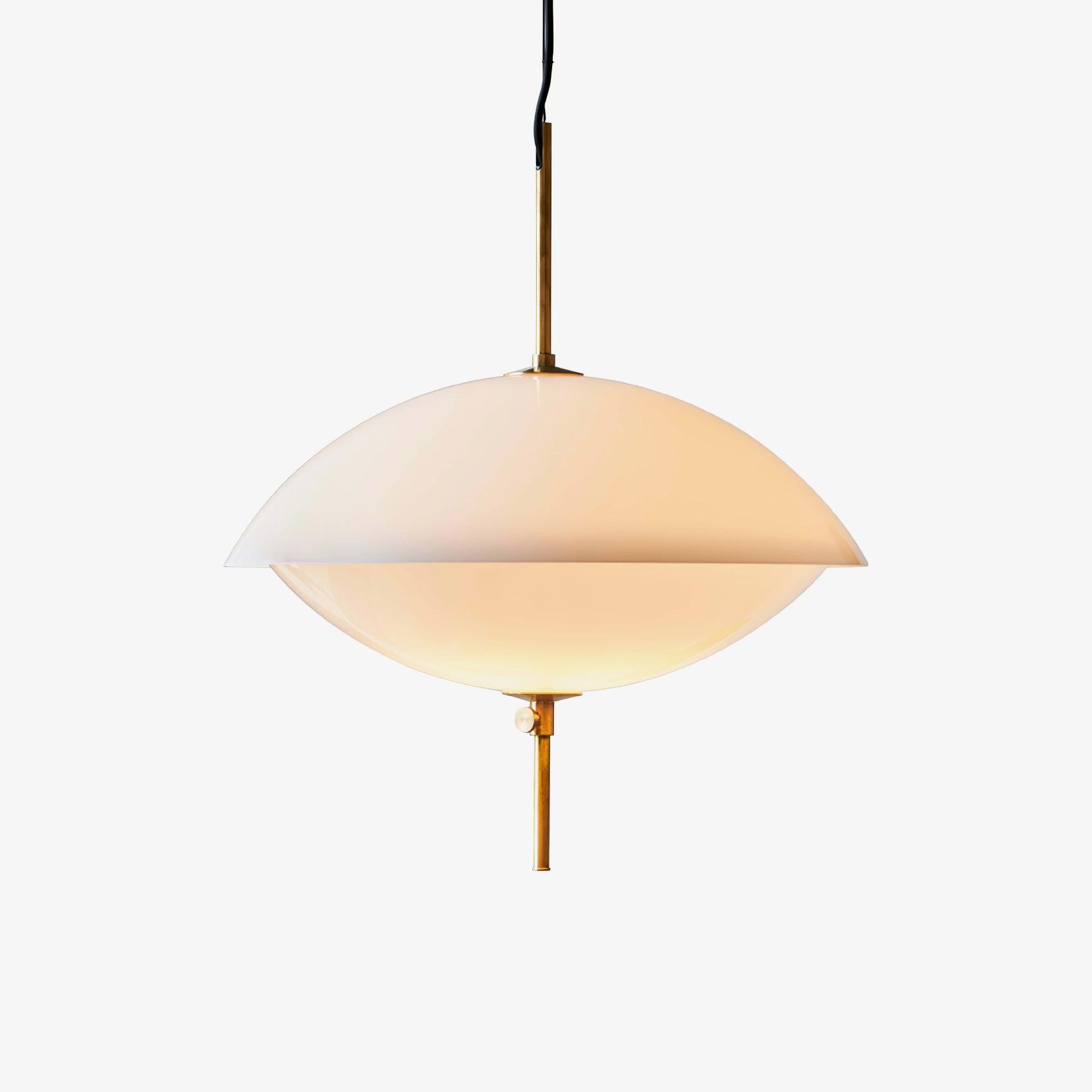 miller-shell-pendant-light-anzaz-Gold & White-1