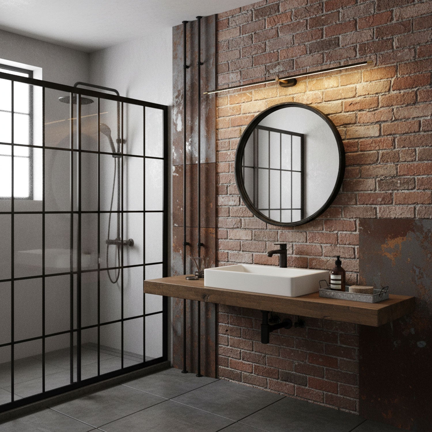minimalist-linear-wall-lamp-anzaz-Black+Gold & Warm Light-3