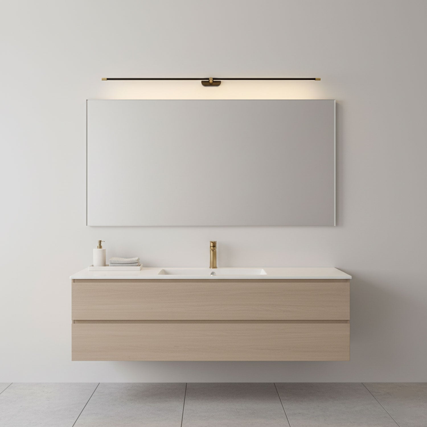 minimalist-linear-wall-lamp-anzaz-Gold & Triac Dimmable Warm Light-8