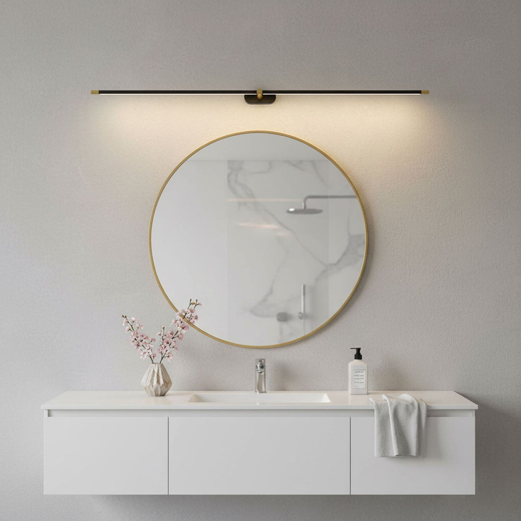 minimalist-linear-wall-lamp-anzaz-Brushed nickel+Gold & Triac Dimmable Warm Light-12