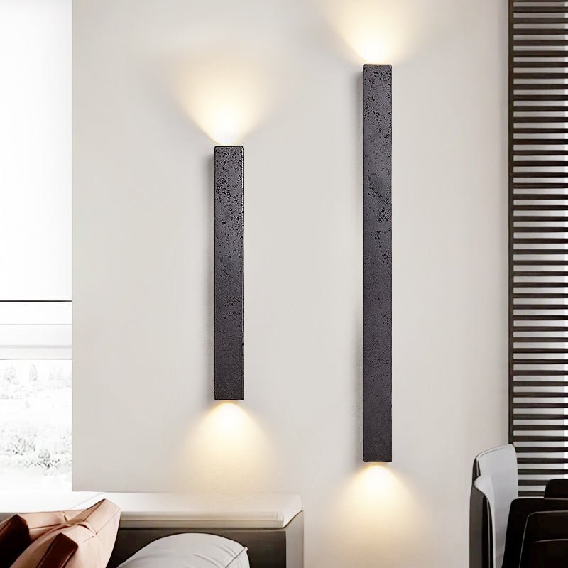 minimalist-stone-finish-wall-lamp-anzaz-Black Travertine-2