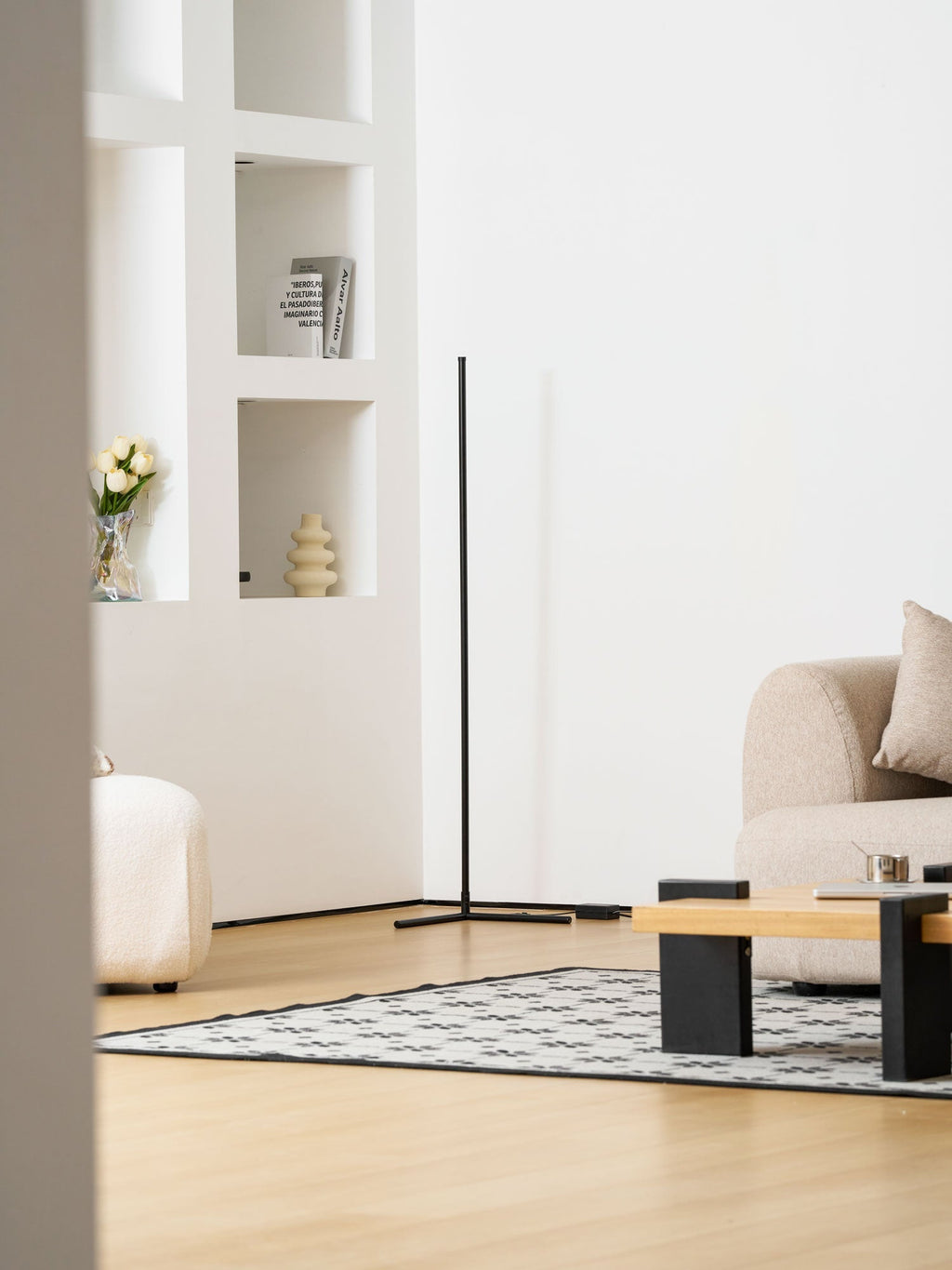minimalist-led-floor-lamp-anzaz-Black & Warm Light-3