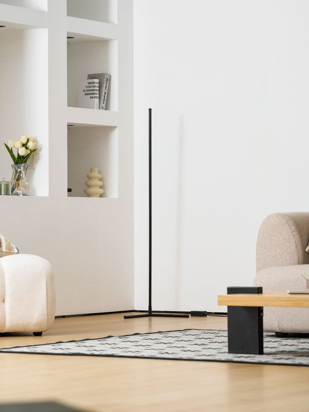 minimalist-led-floor-lamp-anzaz-Black & Remote Control Dimming-6