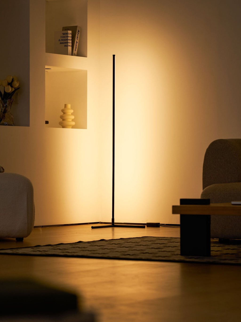 minimalist-led-floor-lamp-anzaz-Black & Remote Control Dimming-8