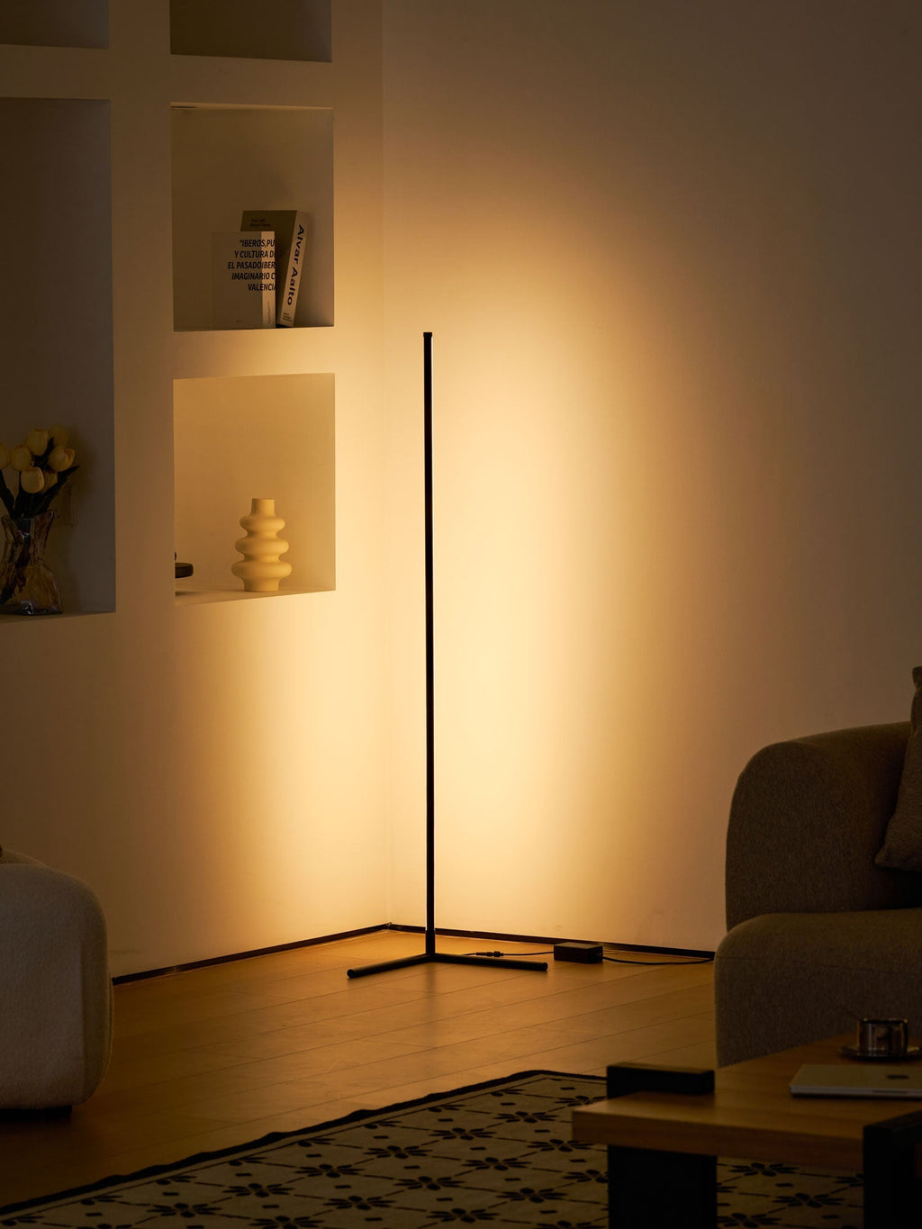 minimalist-led-floor-lamp-anzaz-Black & Warm Light-10