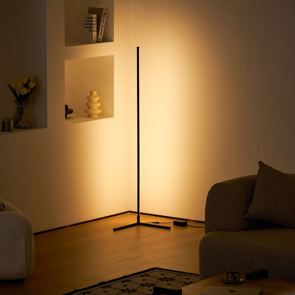 minimalist-led-floor-lamp-anzaz-Black & Warm Light-11