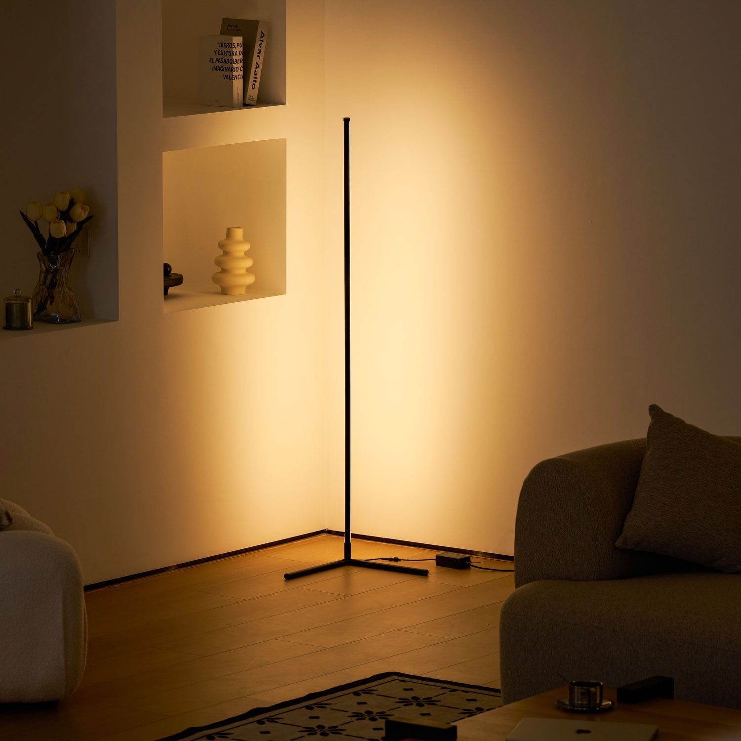 minimalist-led-floor-lamp-anzaz-Black & Warm Light-11