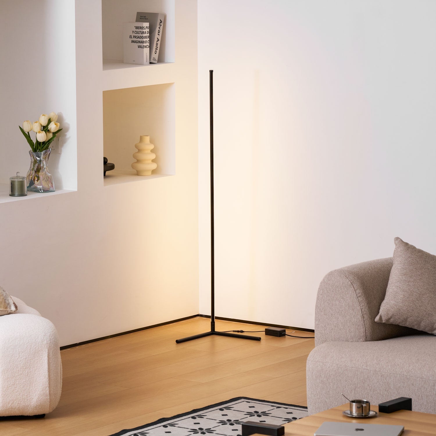 minimalist-led-floor-lamp-anzaz-Black & Warm Light-12
