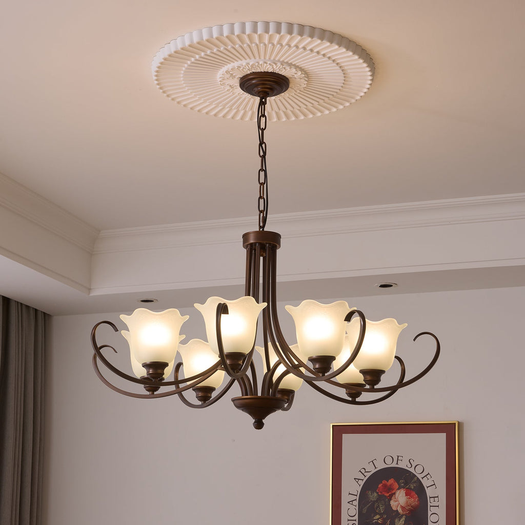 mireille-floral-chandelier-anzaz-Dark brown & White-2