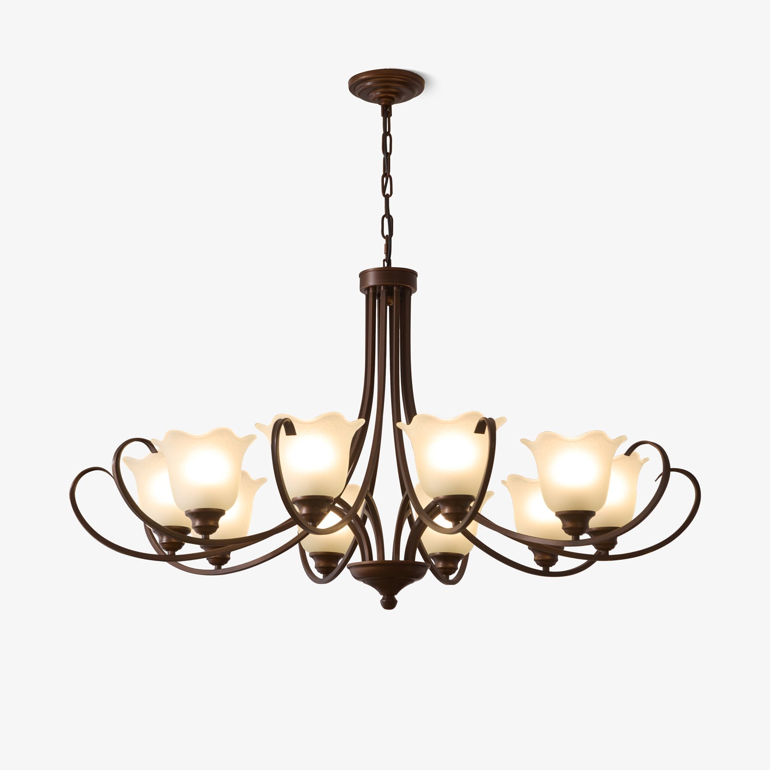 mireille-floral-chandelier-anzaz-Dark brown & White-1