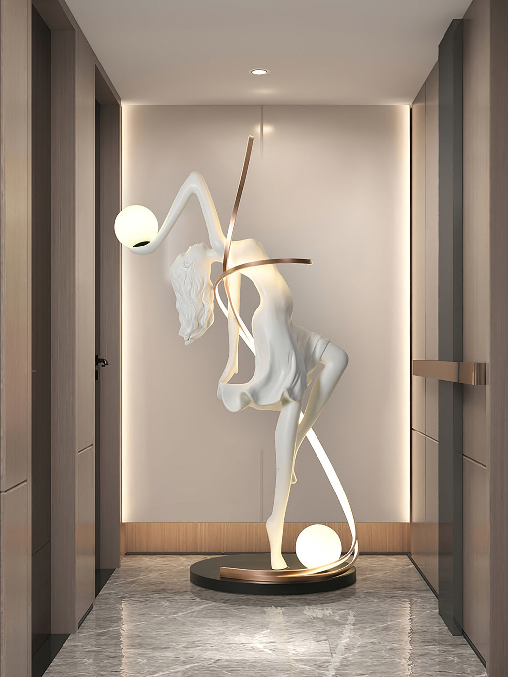 misha-goddess-statue-floor-lamp-anzaz-Pink & RC dimming-14