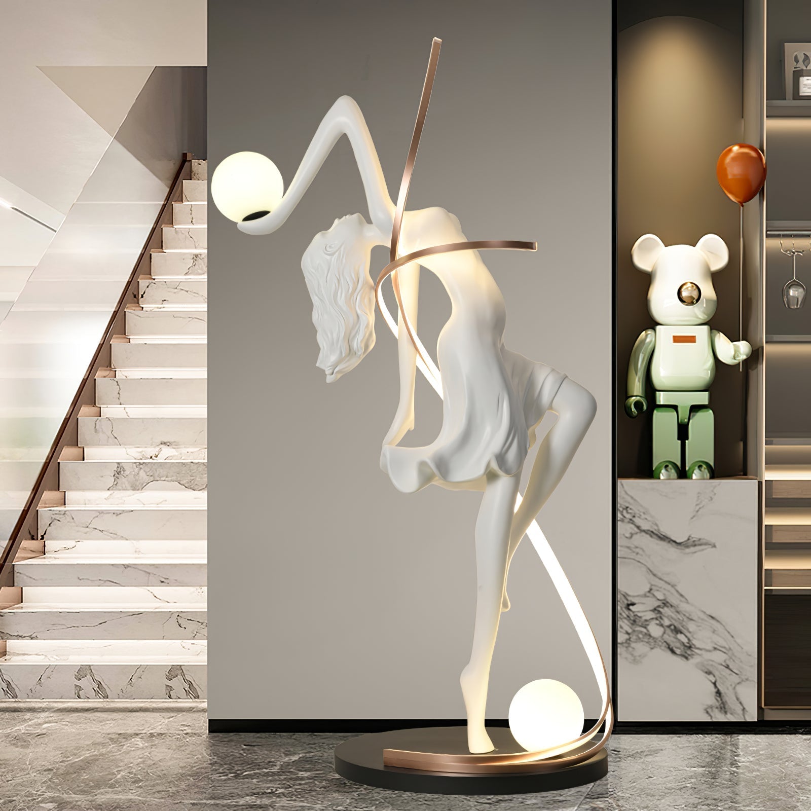 misha-goddess-statue-floor-lamp-anzaz-White & RC dimming-9