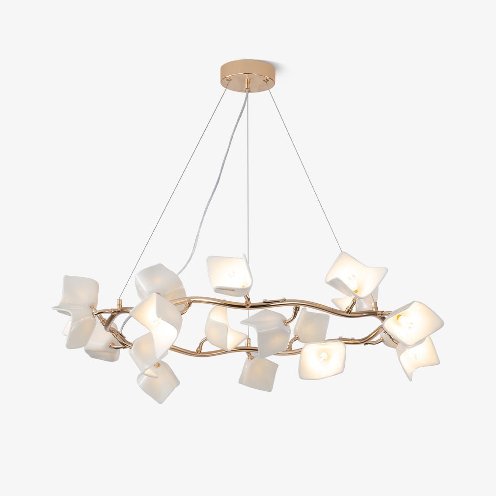 mistral-flora-chandelier-anzaz-Gold & White-1