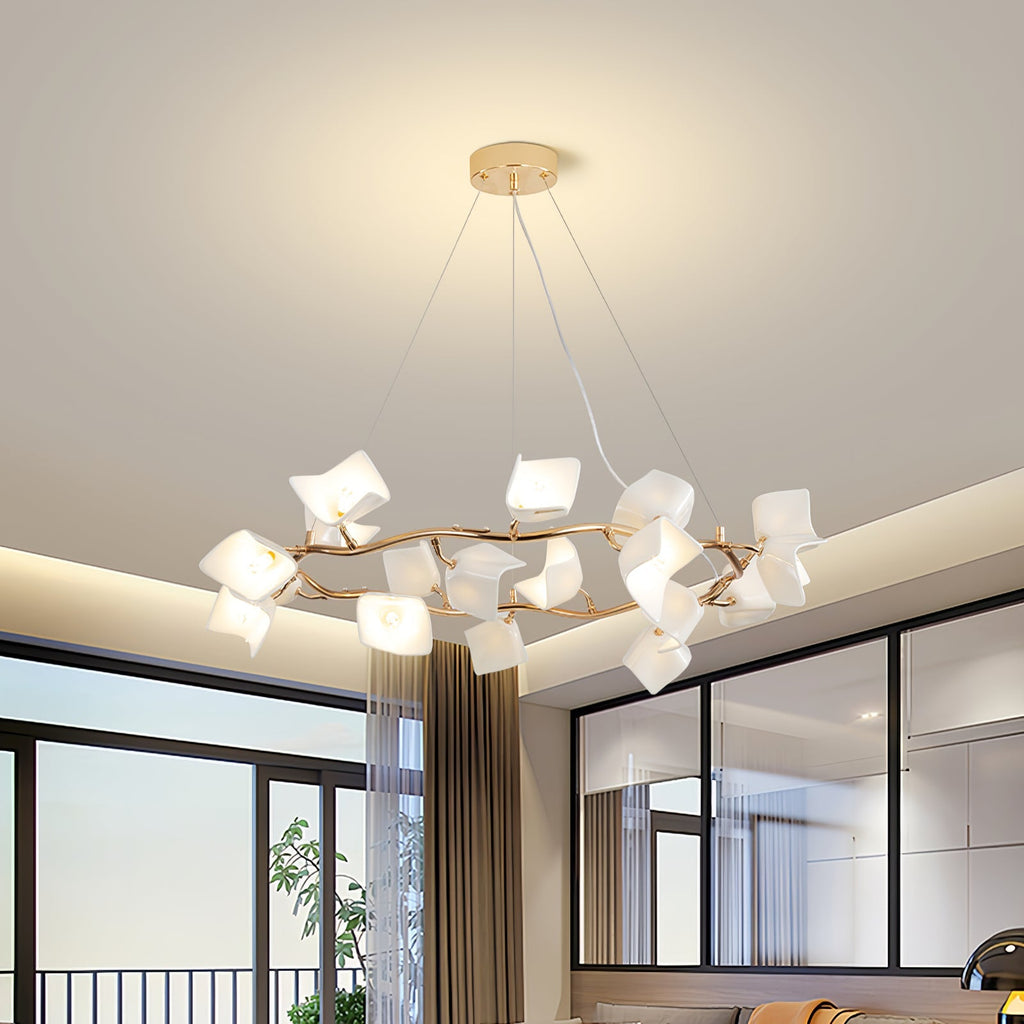 mistral-flora-chandelier-anzaz-Gold & White-4