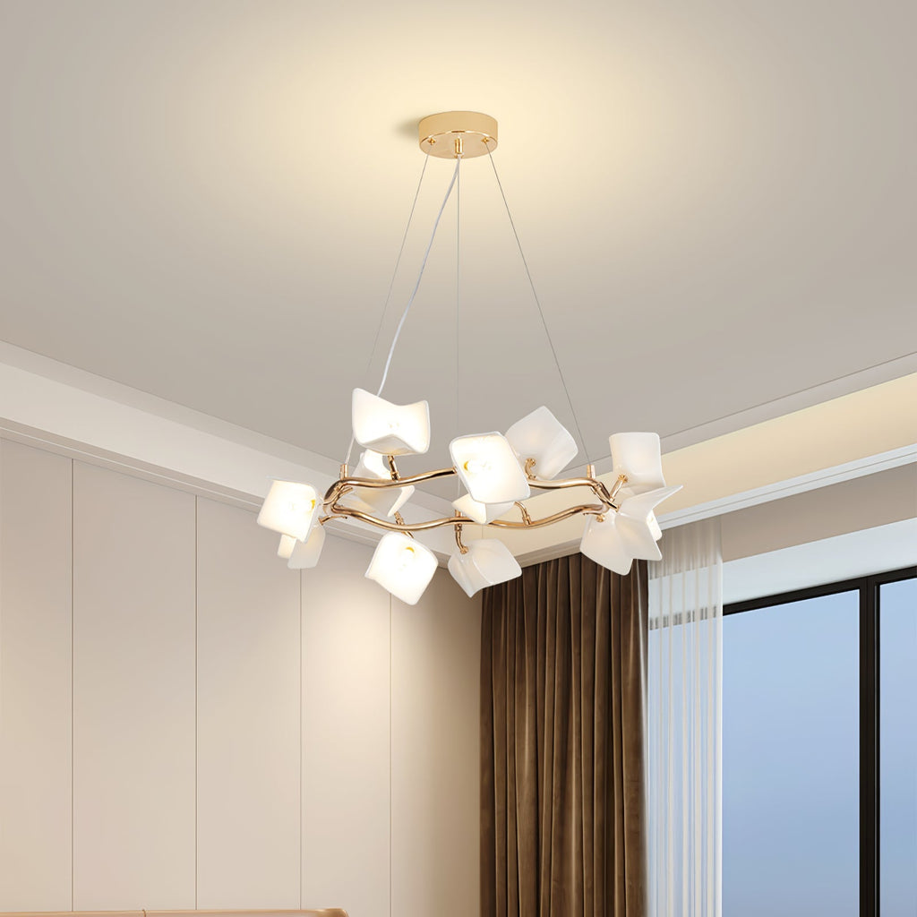 mistral-flora-chandelier-anzaz-Gold & White-3